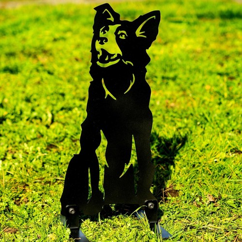 Border collie silhouette dog - border,