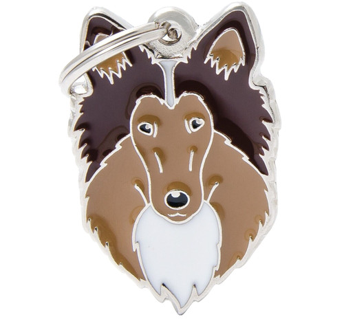Collie dog tag - dog, id