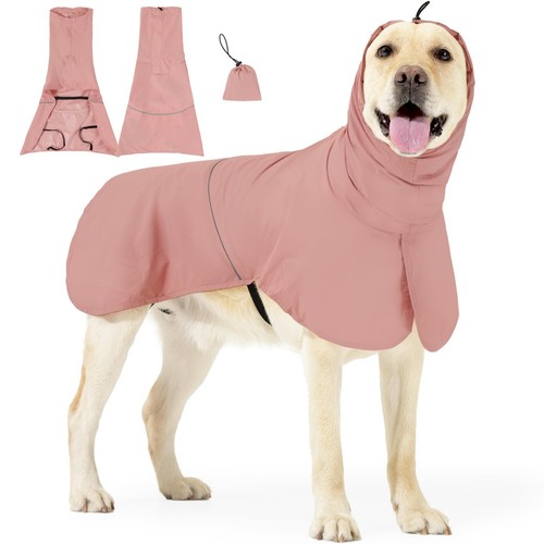 Waterproof dog raincoat large - waterproof,