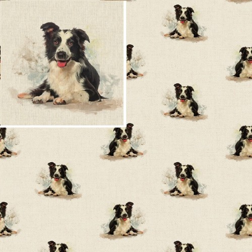 Cotton rich linen look fabric - cotton,