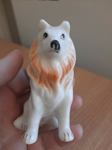 Vintage ceramic lassie - vintage, collie
